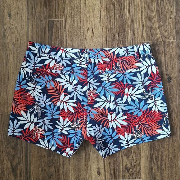 💙 St. John's Bay Floral Tropicl Shorts Cotton - Picture 6 of 8